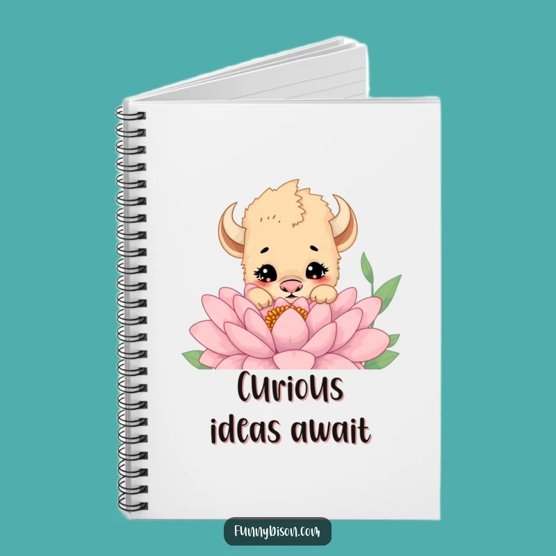 Funny Bison Cub Notebook: Jot Down Ideas with Curiosity, Great Funny Gift